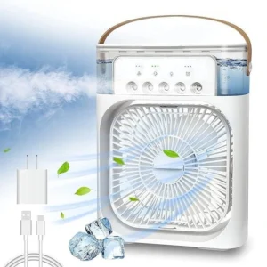 Mini Air Cooler LED Night Light Portable